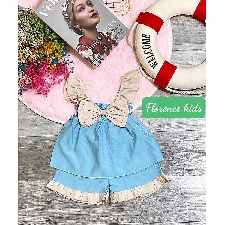 Đồ bộ bé gái, bộ quần áo cho bé gái tay cánh tiên diện đi chơi đi học size 5-35kg chất đũi tơ mềm mát