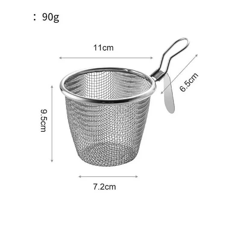 Giỏ Vớt Gia Vị nhúng Lẩu, Nhúng Mì Thép Không Gỉ 304 Tiện Lợi,Vợt Nhúng Lẩu Đa Năng - Hàng Chính Hãng MINIIN