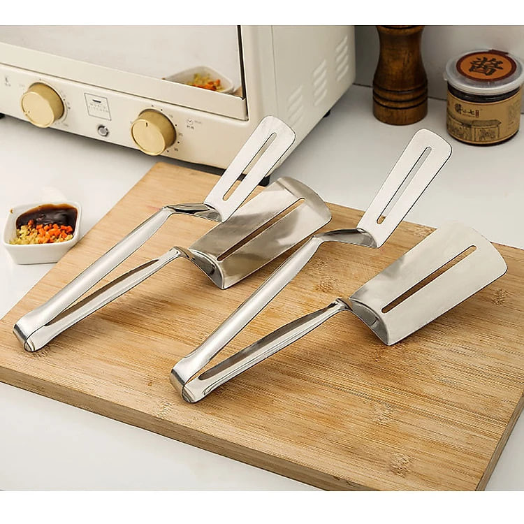 Dụng cụ làm bếp đa năng, kẹp gắp đồ nóng như bít tết, cá rán, thịt nướng chuyên dụng tiện ích