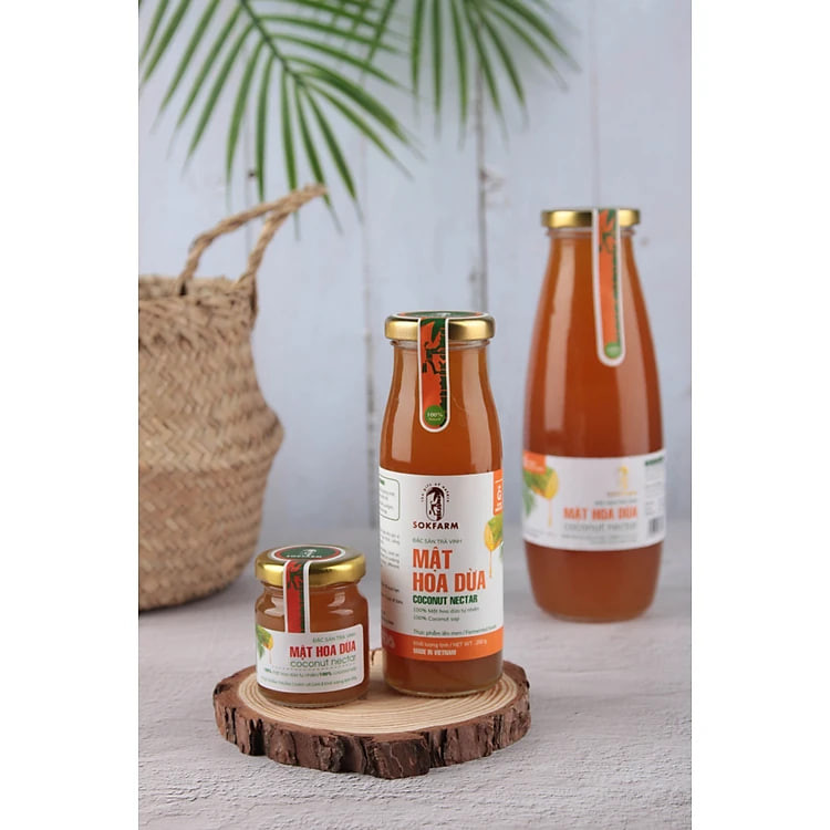 Mật hoa dừa cô đặc Sokfarm 685g- Giúp ổn định đường huyết