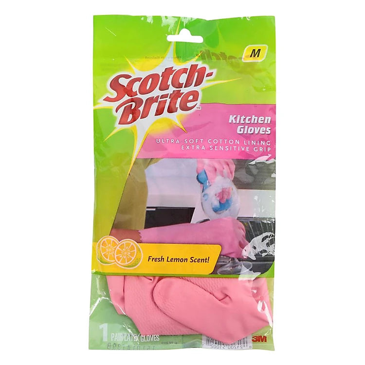 Găng Tay Gia Dụng Hương Chanh Scotch-Brite 3M (Size M)
