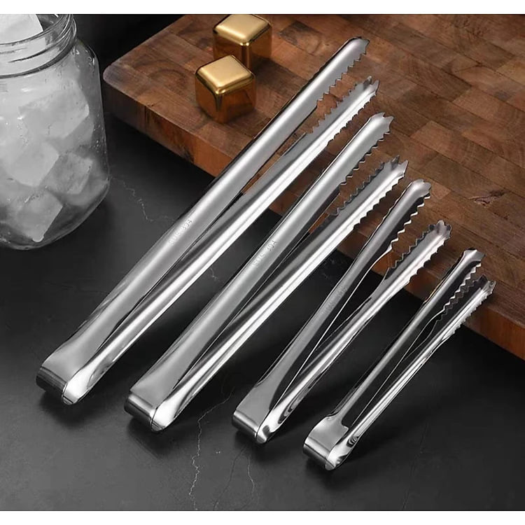 Dụng Cụ Gắp Đá, Gắp Thực Phẩm, Chất Liệu Bằng Inox (Tiện Lợi, Dễ Dàng Sử Dụng)