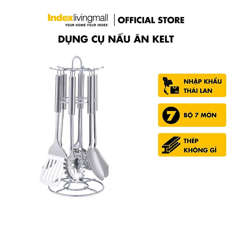 Dụng Cụ Nấu Ăn KELT Màu Bạc Index Living Mall