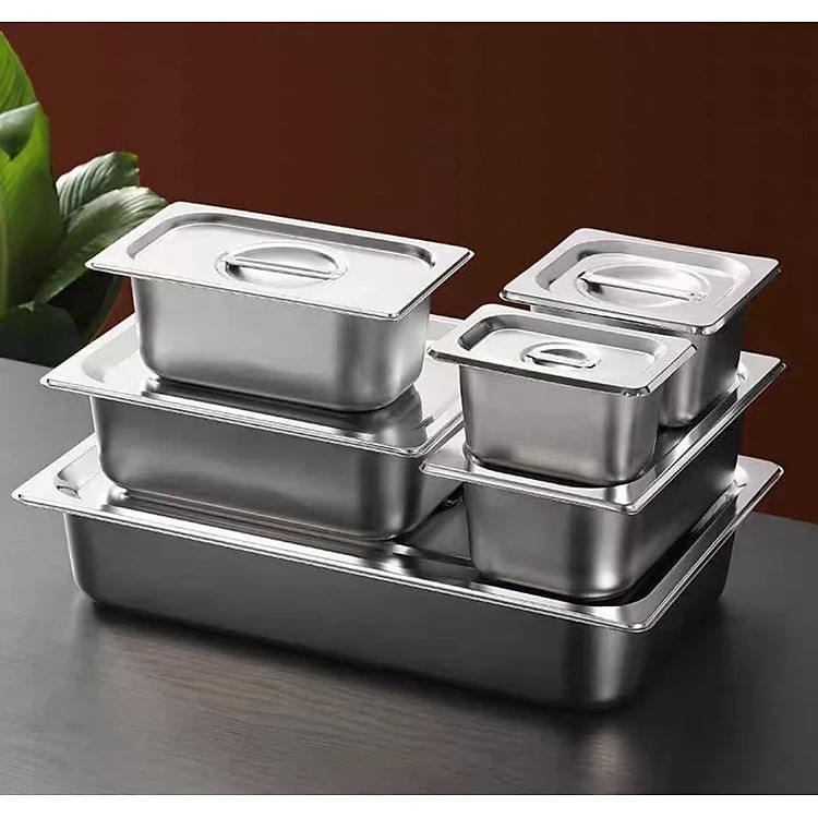 KHAY TOPPING INOX ĐỰNG THẠCH TRÀ SỮA ĐỒ ĂN BUFFET GIA ĐÌNH NHÀ HÀNG KHÁCH SẠN  BẾP ĂN TẬP THỂ – CHẤT LIỆU CAO CẤP, SANG TRỌNG NHIỀU SIZE ĐA KÍCH THƯỚC
