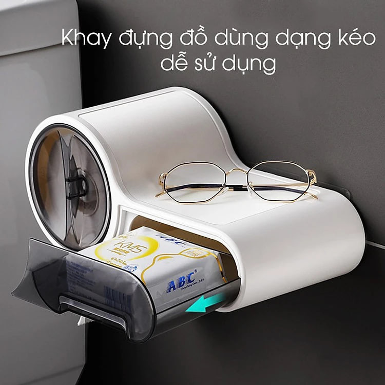 Hộp đựng giấy vệ sinh đa năng