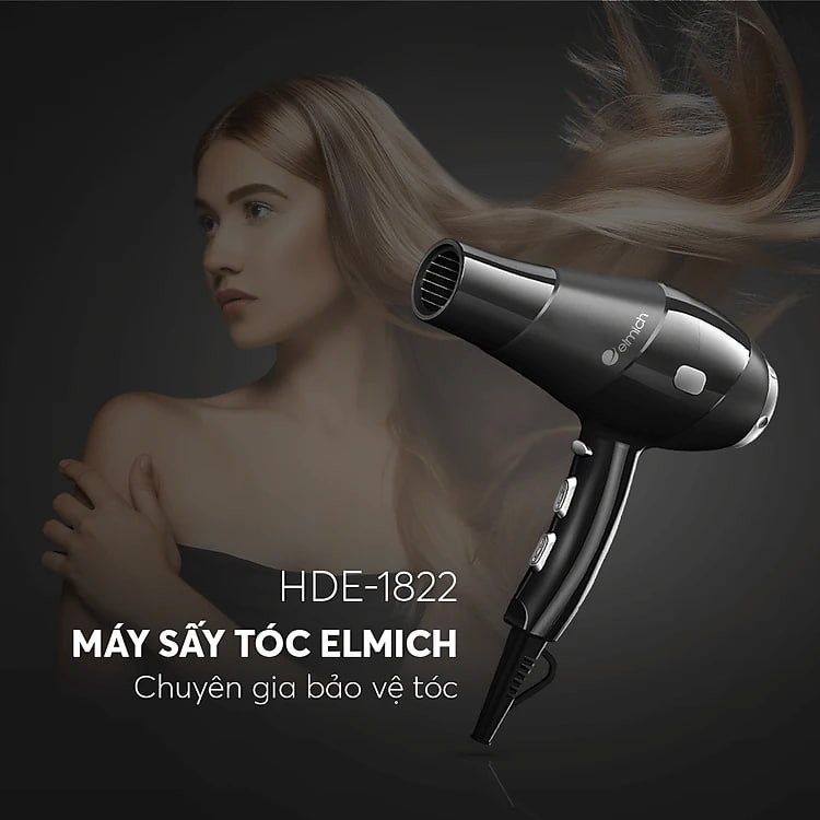 https://tiktokshop-seller-vn.com/Máy sấy tóc Elmich Ion HDE-1822 - Hàng Chính Hãng