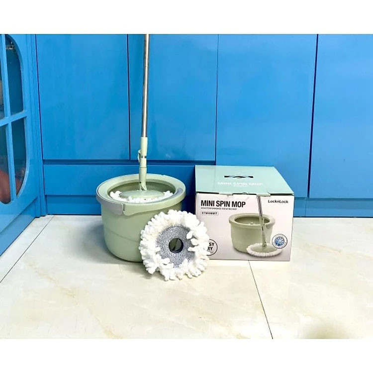 Bộ Cây Lau Nhà Mini Cao Cấp Tiện Lợi Màu Mint Kèm 2 Bông Lau ETM 498MIT ( cam kết hàng chính hãng, y hình)