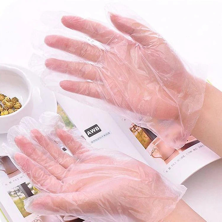 Set 200 Găng Tay Nilon Trong Suốt Sử Dụng Một Lần Tiện Lợi