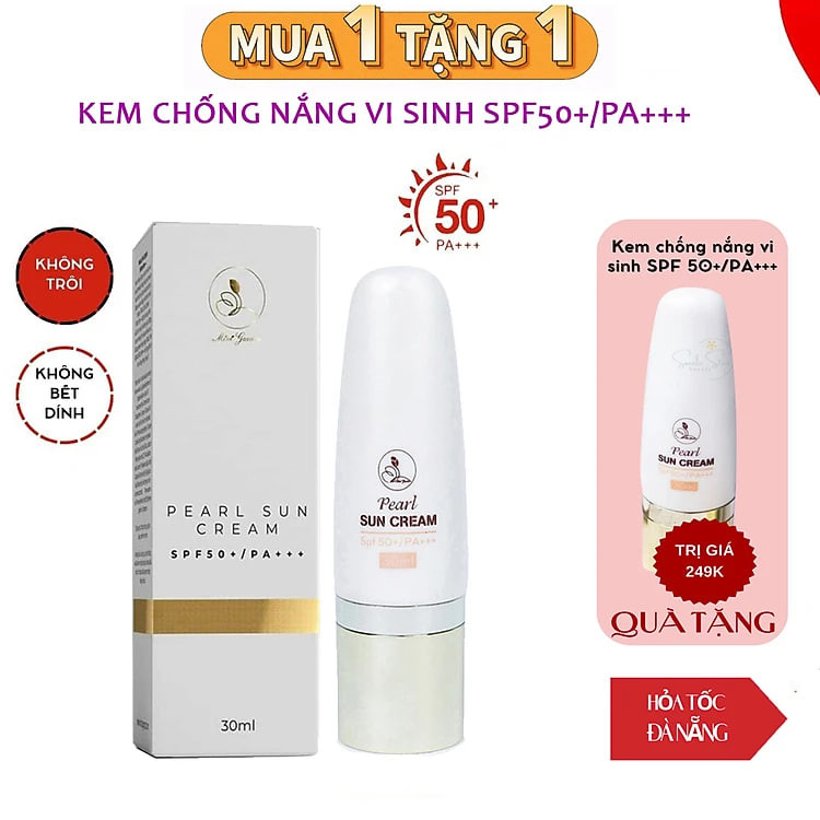 Kem Chống Nắng Pearl Sun Cream SPF 50 PA+++ (30ml)