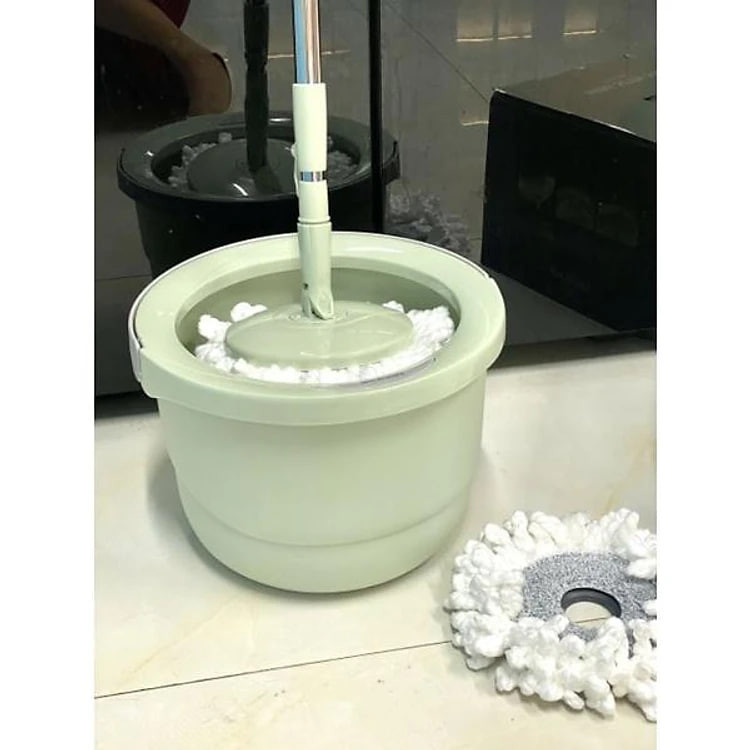Bộ Cây Lau Nhà Mini Cao Cấp Tiện Lợi Màu Mint Kèm 2 Bông Lau ETM 498MIT ( cam kết hàng chính hãng, y hình)