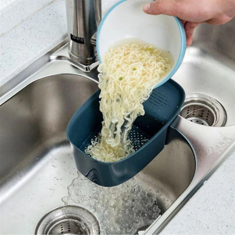 Khay lọc rác bồn rửa bát đa năng Khay gác bồn đựng đồ rửa chén bát