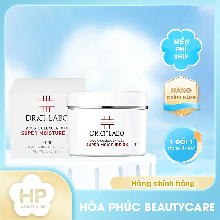 Gel Dưỡng Ẩm Và Ngăn Ngừa Nếp Nhăn Dr.Ci:Labo Aqua-Collagen-Gel Super Moisture Ex  (50g)