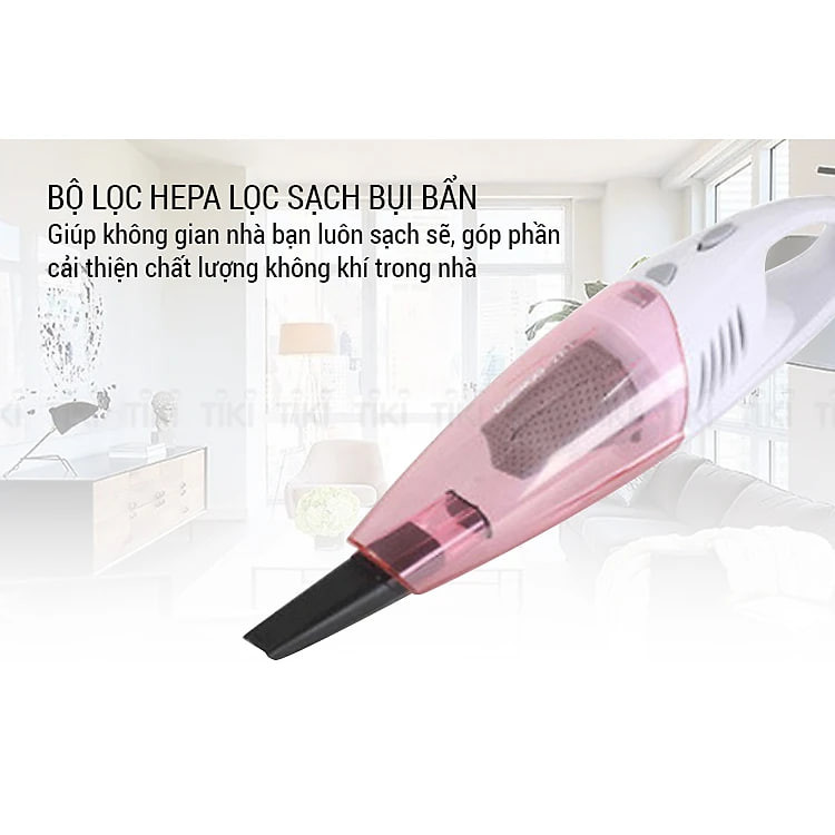 Máy hút bụi cầm tay Daewoo DWX-E620P (P) (600W) - Hàng chính hãng