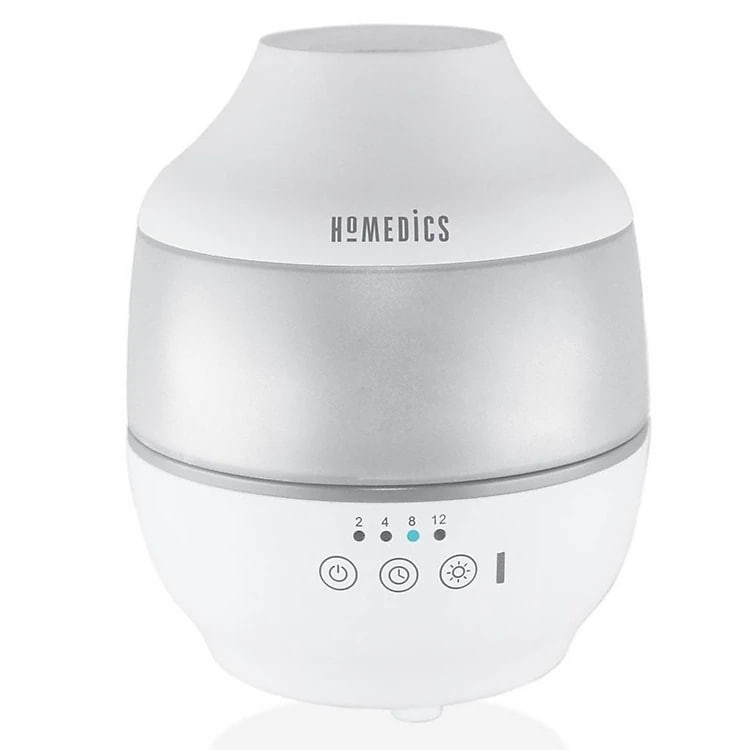 Máy tạo ẩm công nghệ siêu âm, kèm khay khuếch tán tinh dầu HoMedics UHE-CM18 Hàng chính hãng