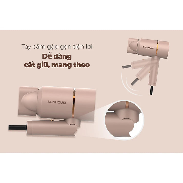 Máy sấy tóc SUNHOUSE SHD2313 (1000W) - Hàng chính hãng