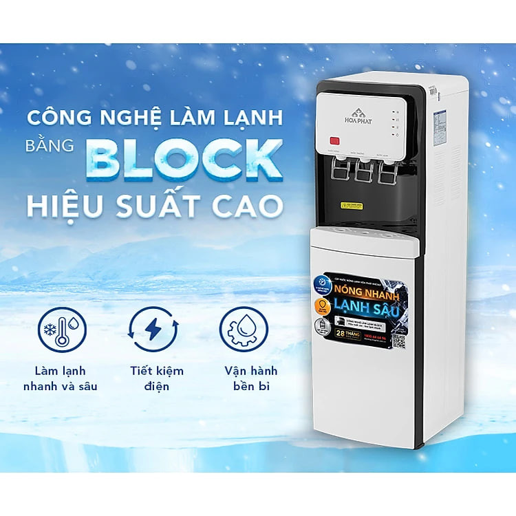 Cây nước nóng lạnh hút bình Hòa Phát HHC363 - Hàng chính hãng bảo hành 26 tháng