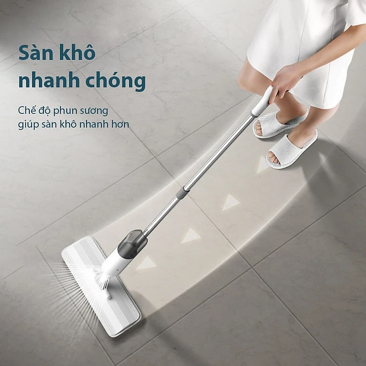 Cây Lau Nhà Phun Sương - Chổi Lau Nhà Thông Minh 360 Độ Có Bình Chứa Nước Dễ Dàng Sử Dụng Cho Cho Mọi Ngóc Ngách