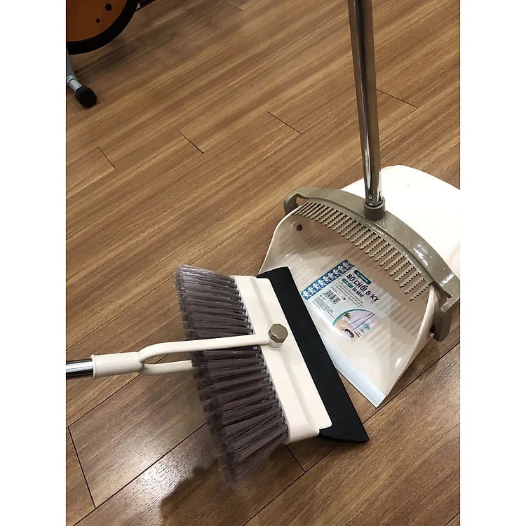 Bộ Chổi Quét Nhà, gạt kính Kèm Hót Rác Cao Cấp Inochi Sản Xuất Theo Tiêu Chuẩn Nhật Bản