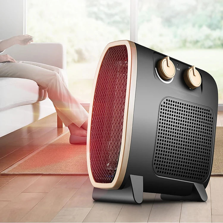 Máy Sưởi 2 Chiều Mini Nhỏ Gọn Mang Theo, 3 Nấc Chỉnh Nhiệt Công Suất Lớn Máy Chạy Êm Tiếng Ồn Nhỏ Hàng Nhập Khẩu