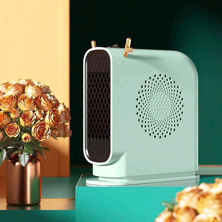 Máy sưởi mini công suất 500-1000W, quạt sưởi mini để bàn Q124, thiết kế nhỏ gọn, làm nóng tức thì, hàng chính hãng, bảo hành 12 tháng