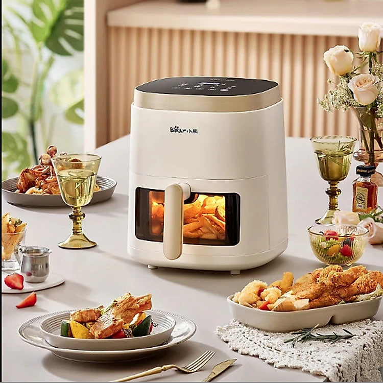 [Xả kho] Nồi chiên không dầu 5L Bear QZG-F15E3 - Hàng Chính Hãng