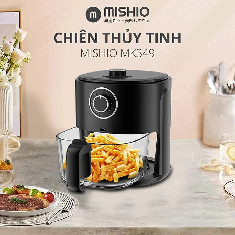 Nồi chiên không dầu cao cấp Mishio - Hàng chính hãng