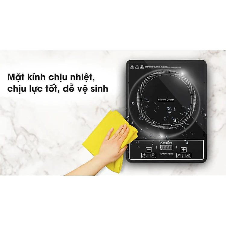 Bếp Hồng Ngoại Đơn Kangaroo KG20IFP1 (2000W) - Hàng Chính Hãng