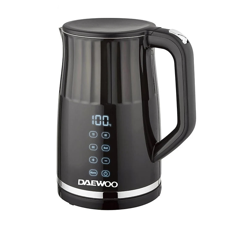 Ấm đun siêu tốc Daewoo 1.7L DWK-17DGT Hàng Chính Hãng điều khiển cảm ứng, chỉnh nhiều mức nhiệt, bảo hành 2 năm