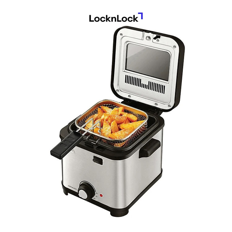 Nồi Chiên Ngập Dầu Lock&Lock EJF716SLV (1.5 Lít) - Hàng chính hãng