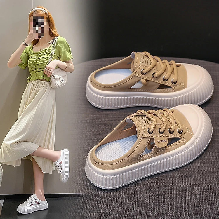 Giày lười thể thao nữ đế êm nhẹ, thoáng khí đế cao su đúc, chống trơn trượt hạn chế mòn – GNU2078
