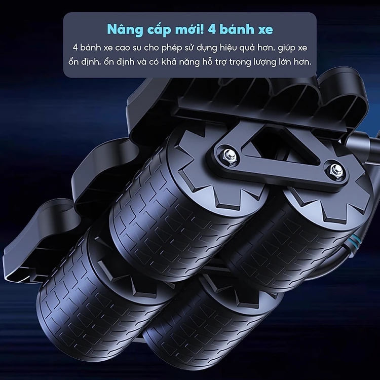 Con Lăn 4 Bánh RW099 - RW100 Tập Bụng Trợ Lực Thế Hệ Mới - Khuỷu Tay - Plank Tại Nhà