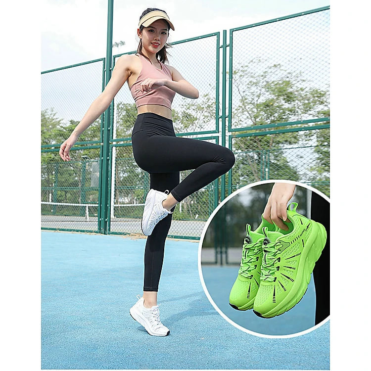 Giày thể thao nam nữ, giày chạy bộ đế êm nhẹ, thoáng khí đế cao su đúc, chống trơn trượt hạn chế mòn  – G1013