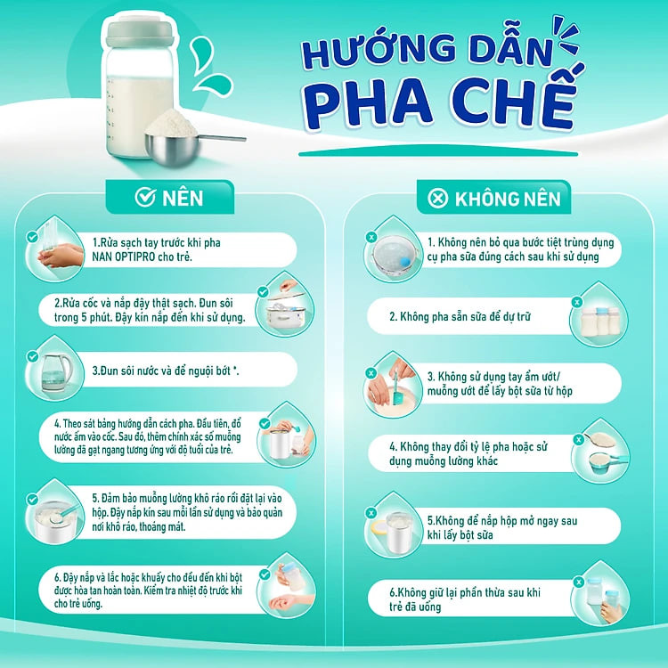 Sữa bột Nestlé NAN OPTIPRO PLUS 2 800g/lon với 5HMO Sản Xuất Tại Thụy Sĩ (6 - 12 tháng)