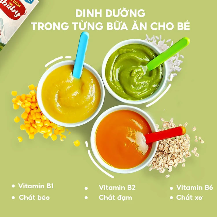 Bột Ăn Dặm Humababy Vị Bắp - Gạo - Yến Mạch - Hộp 10 Gói x 25g