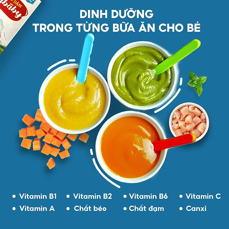Bột Ăn Dặm Humababy Vị Thịt Gà Rau Củ - Hộp 10 Gói x 25g