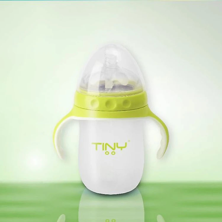 Bình Sữa Silicone Cao Cấp Tiny Baby Nhật Bản 250ml