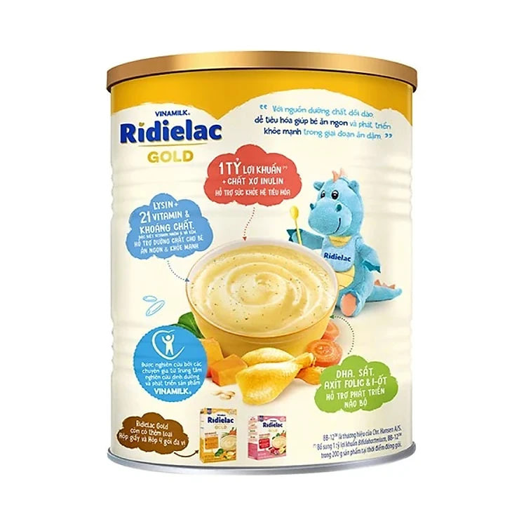 BỘT ĂN DẶM RIDIELAC GOLD GÀ RAU CỦ - 350G