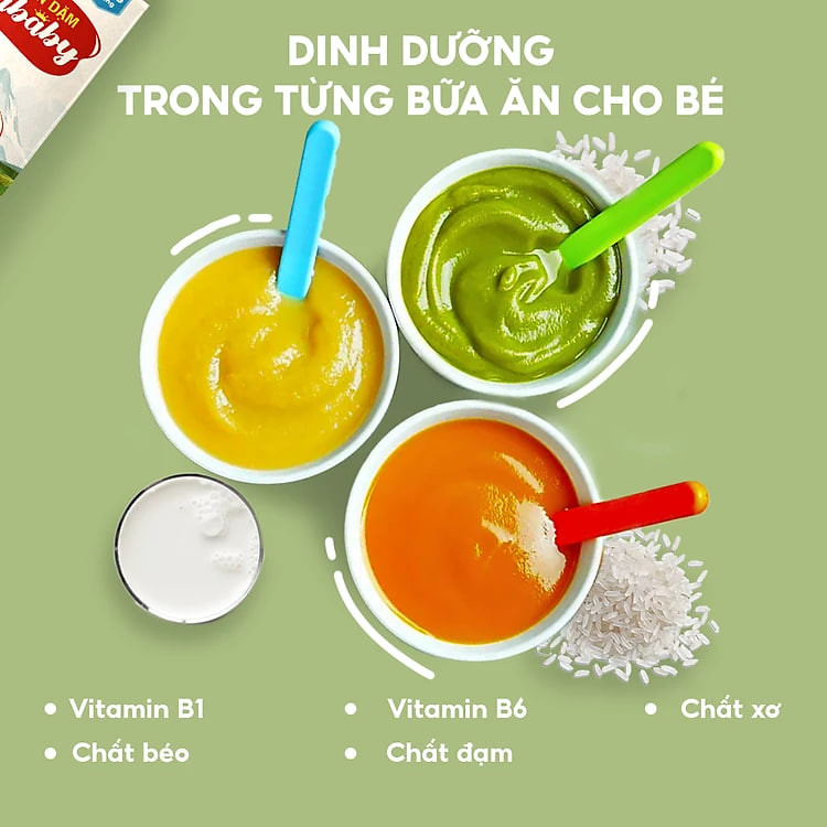 Bột Ăn Dặm Humababy Vị Gạo Thơm - Hộp 10 Gói x 25g