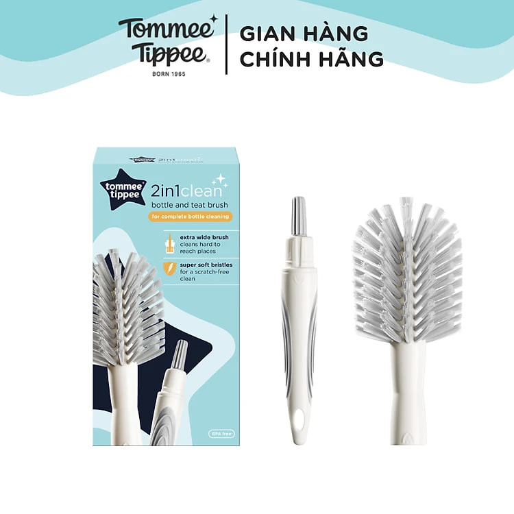 Cọ rửa bình sữa và núm ty Tommee Tippee Closer to Nature