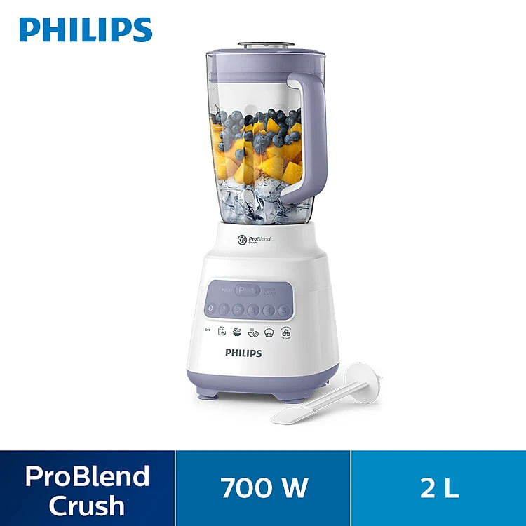 Máy Xay Sinh Tố Philips HR2221 - Công suất 700W Xay Đá , Xay Hạt - Hàng Chính Hãng