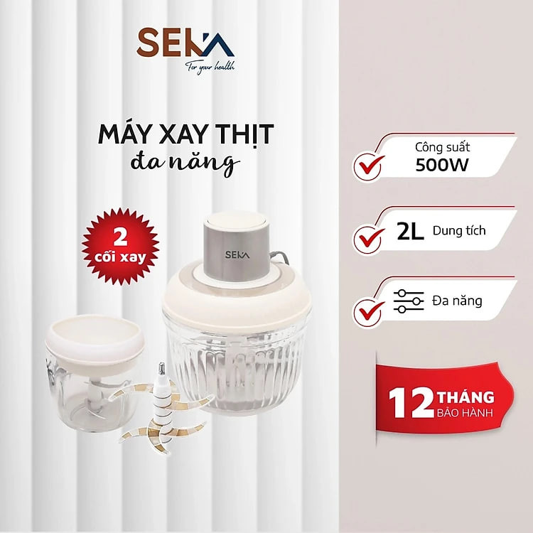 Máy Xay Thịt SEKA SK2287 2 Cối - Hàng Chính Hãng