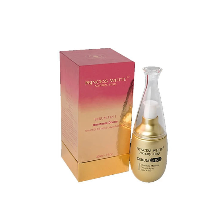 Serum 3 in 1 Princess White tái tạo da, dưỡng trắng