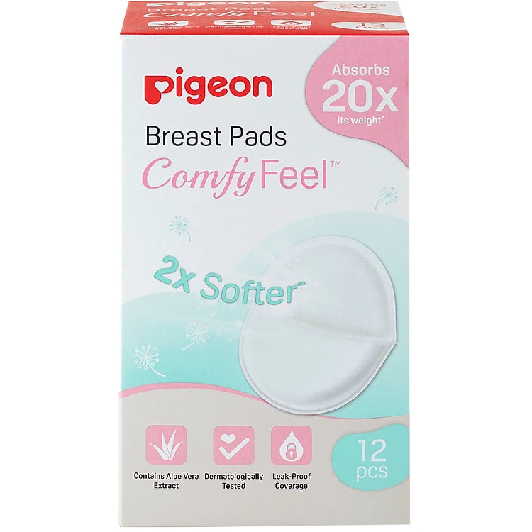 [MUA LÀ CÓ QUÀ] Tấm Lót Thấm Sữa Nha Đam Pigeon 12 miếng/30 miếng/50 miếng