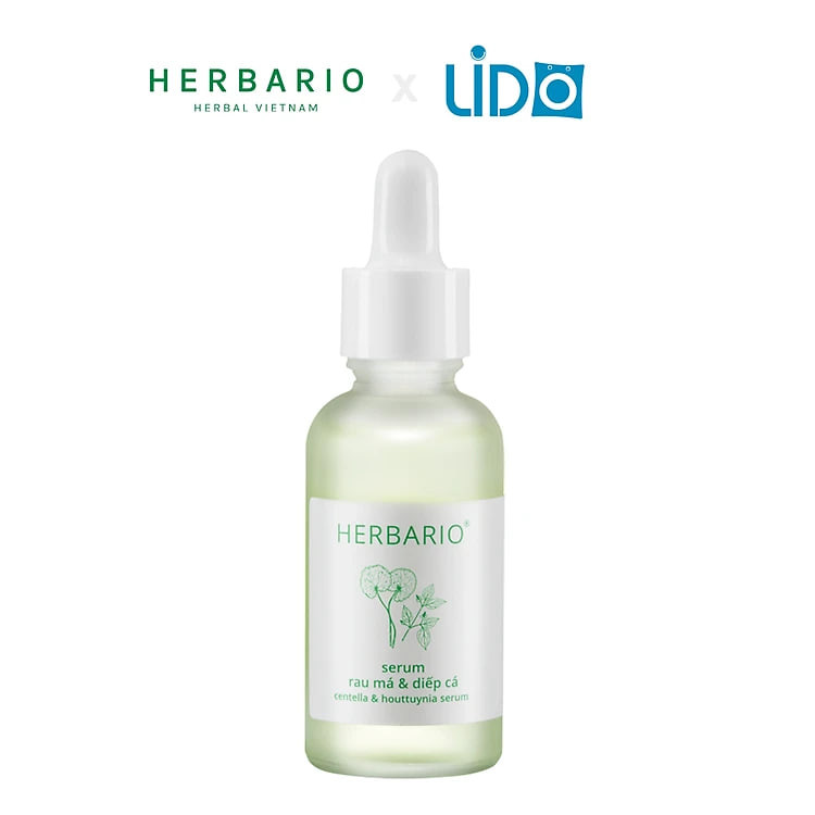 Serum Rau má & Diếp cá Herbario 30ml - Hàng chính hãng