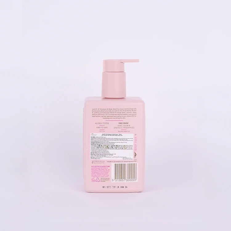 Sữa tắm gội tự nhiên cho bé Jack N' Jill - Màu hồng 300ml (Từ 6 tháng)