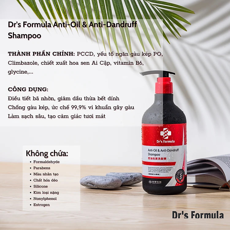Combo Dầu gội xả Ngăn gàu giảm dầu dưỡng tóc bóng mượt