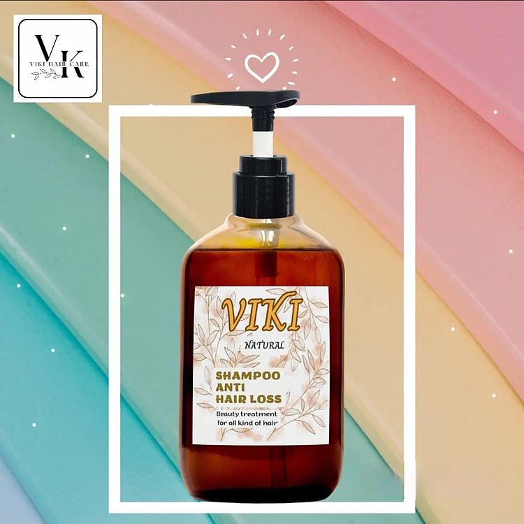 Cặp Dầu Gội Xả Tóc Thảo Dược Viki Gừng Bồ Kết 300ml