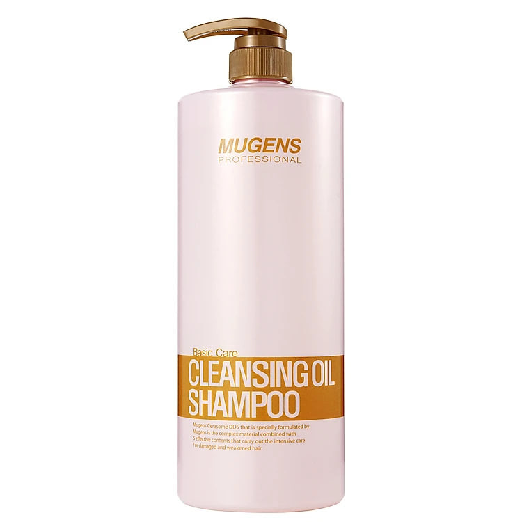 Cặp dầu gội - dầu xả phục hồi tóc Mugens Cleansing Oil Hàn Quốc 2x1500ml