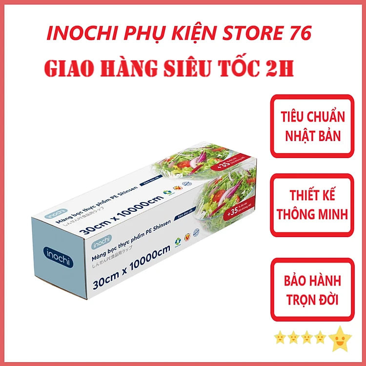 https://tiktokshop-seller-vn.com/Màng Bọc Thực Phẩm , Đồ Ăn PE Shinsen Đạt Tiêu Chuẩn Tiêu Dùng Nhật Bản Đảm Bảo An Toàn Cho Người Sử Dụng - Chính Hãng inochi ( Tặng kèm khăn lau pakasa)