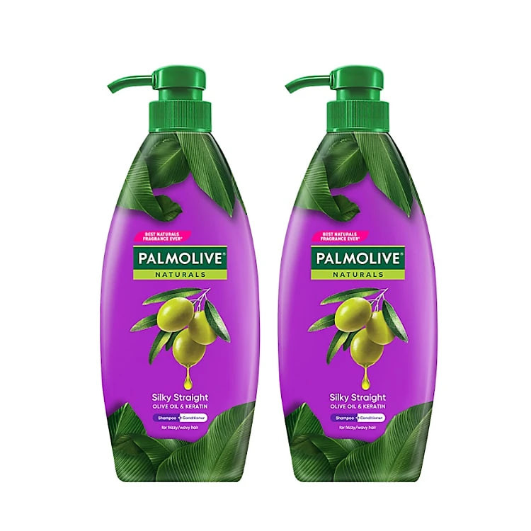 Bộ 2 Dầu gội xả 2in1 Palmolive thiên nhiên 600ml